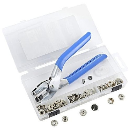 Shoreline Marine Boat Canvas Fastener SL91234 | Clear Plastic (Kit)